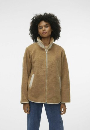 Vero Moda VMLUNE - Fleecejas - tan