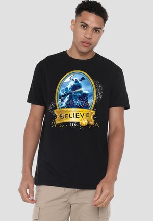 Cotton Soul, POLAR EXPRESS/TRUE BELIEVER - Print T-shirt - black