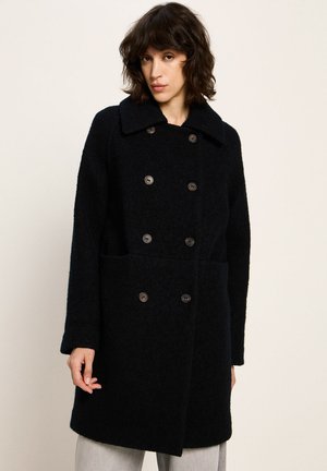 Klassischer Mantel - black