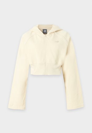 New Balance, RUSHED COASTAL FULL ZIP - Суитшърт с цип - beige