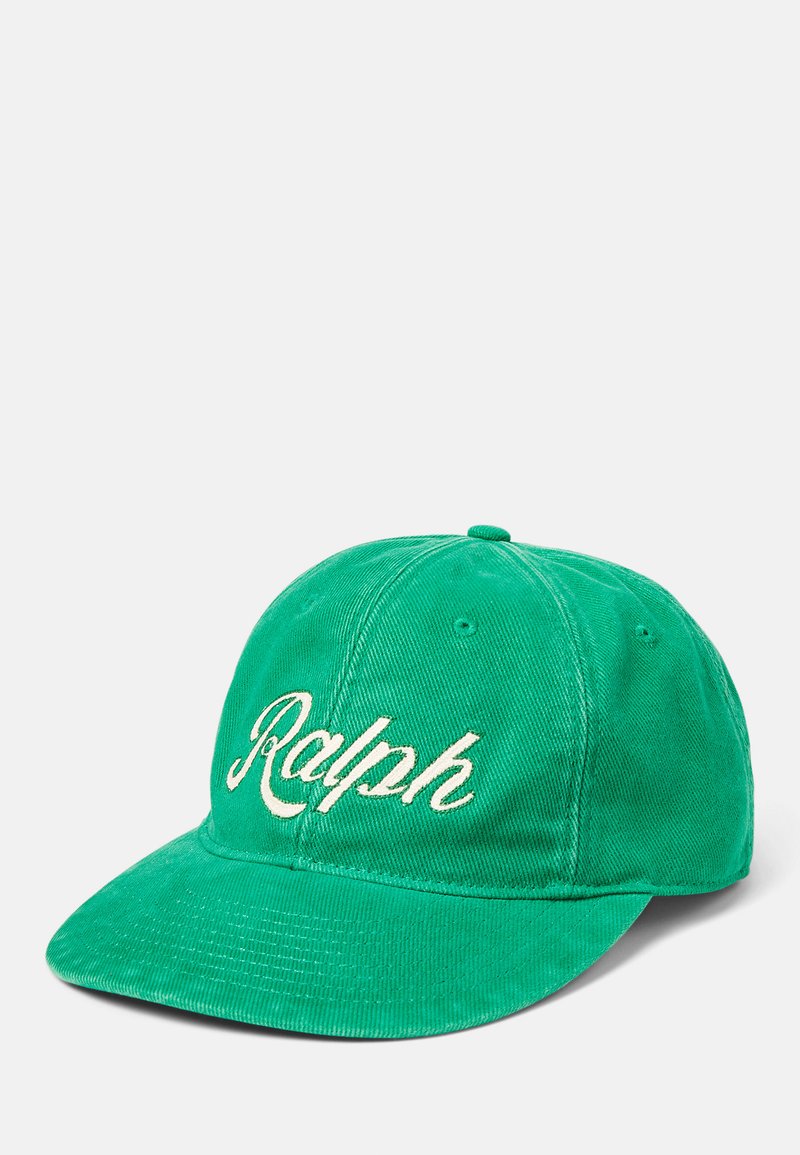 Polo Ralph Lauren APPLIQUÉD TWILL BALL CAP UNISEX - Kapa - hillside green