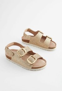 Next Sandaler - gold glitter