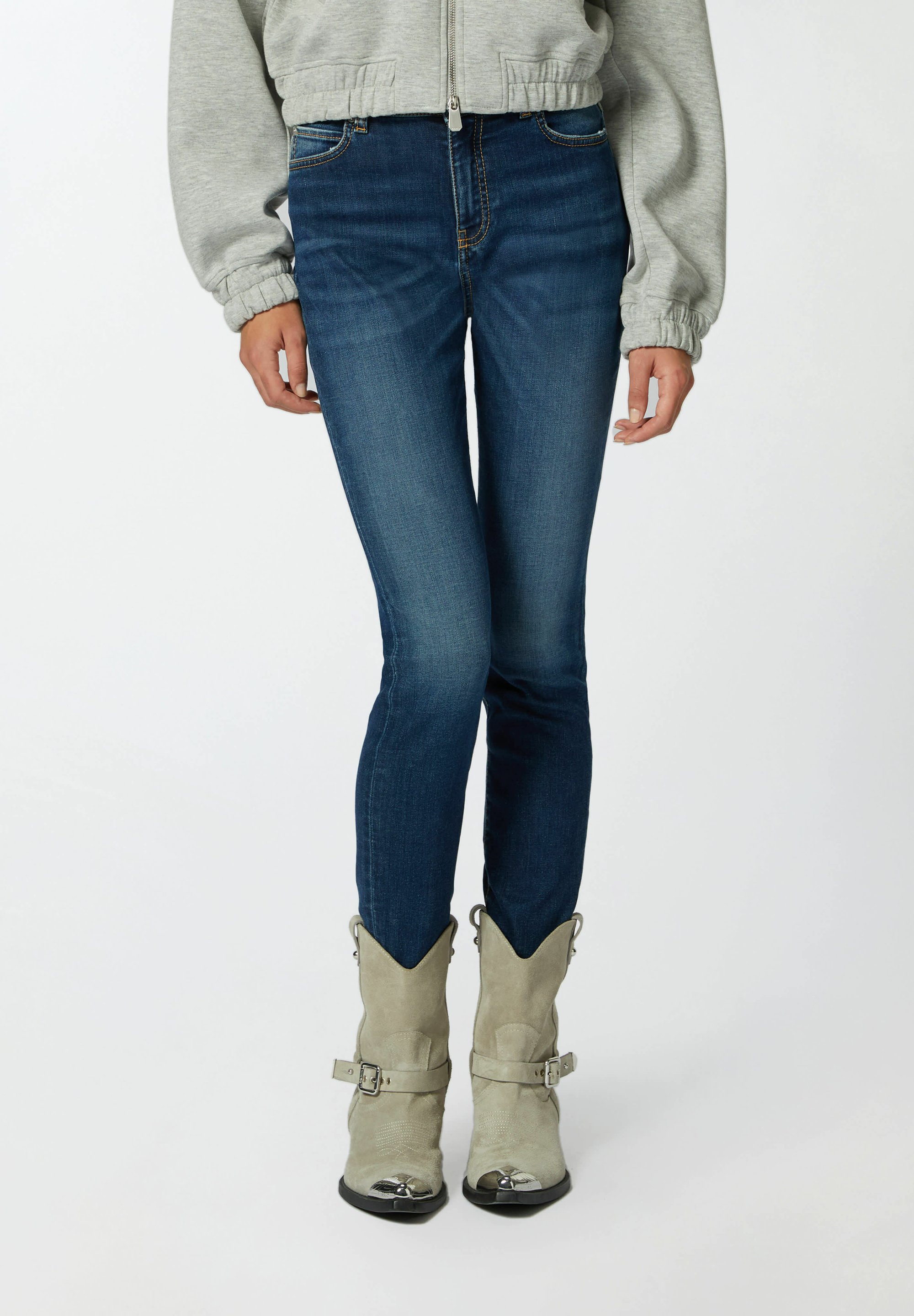 Pinko SABRINA 5 POCKETS - Jeans slim fit - dark wash/denim colorato