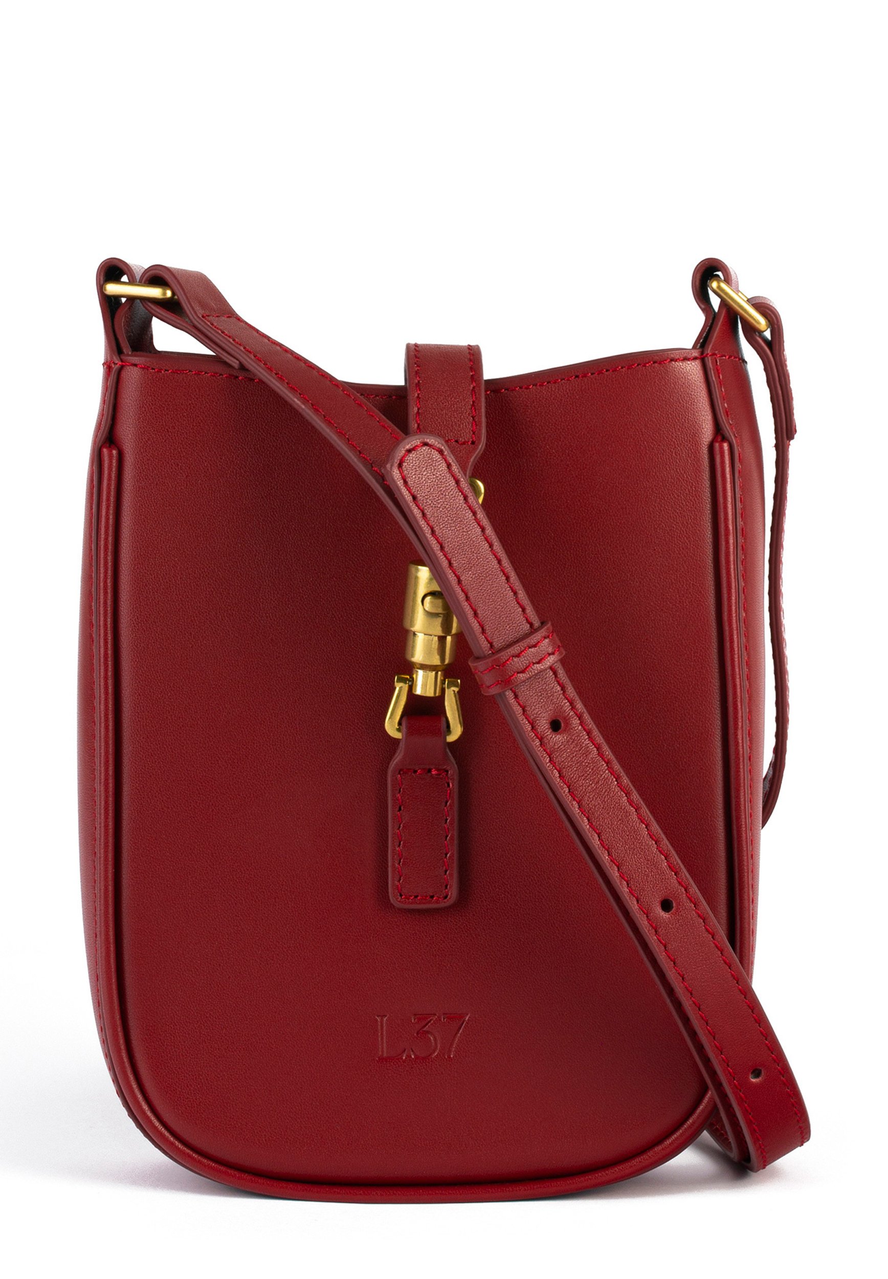 ショルダーバッグ・ポシェット V73 Women Messenger Bags 73BS8BS02EDITHRUBINO Red FEKETE ショルダーバッグ バッグ POLKA DOT 2WAY SHOULDER BAG