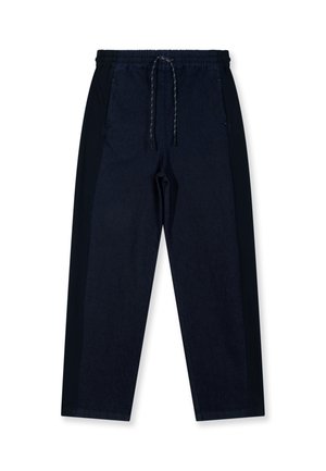 10DAYS, 10DAYS BOTTOMS WESTERN PANTS CHAMBRAY - Pernera ancha - dark blue