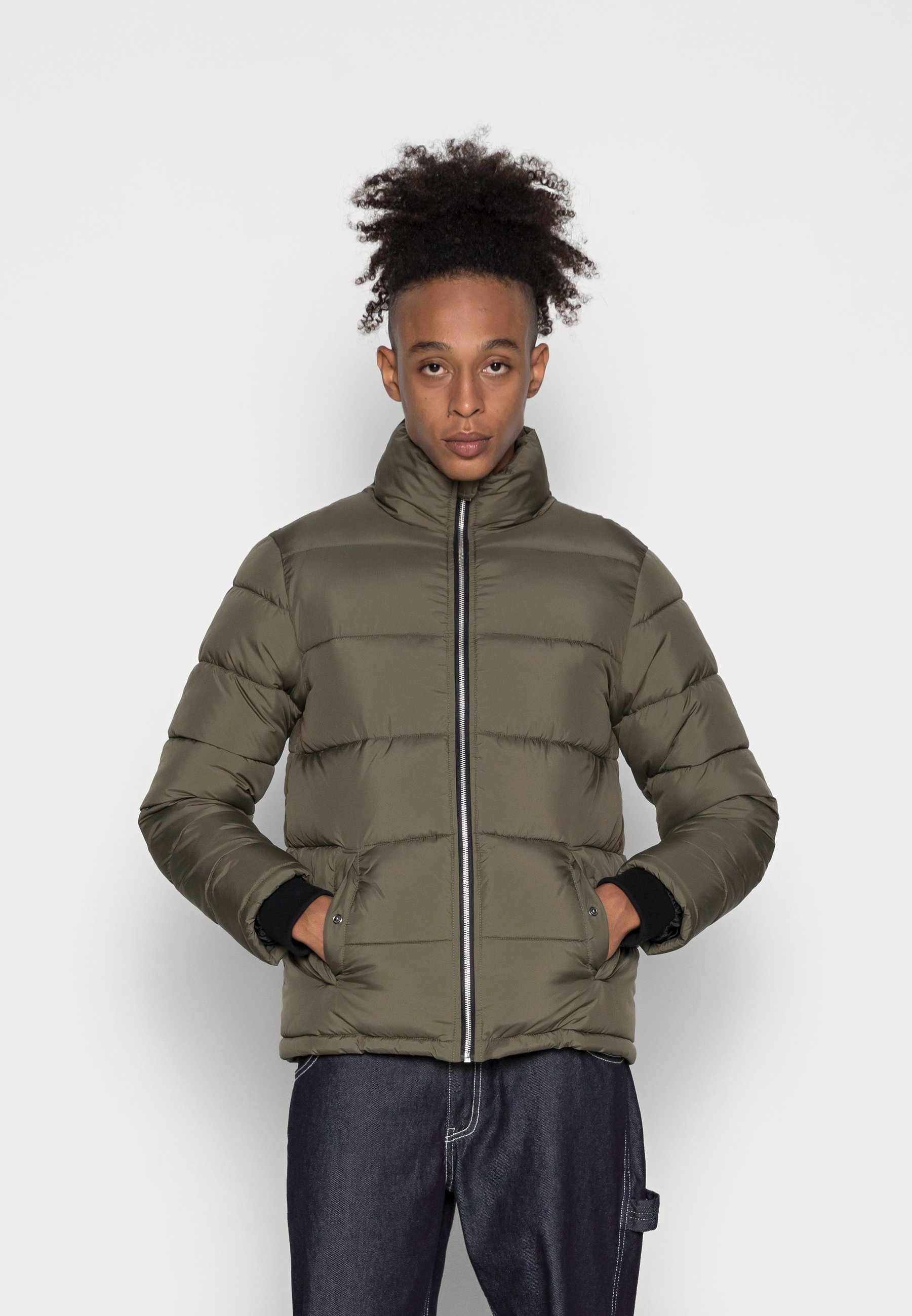 olive padded jacket
