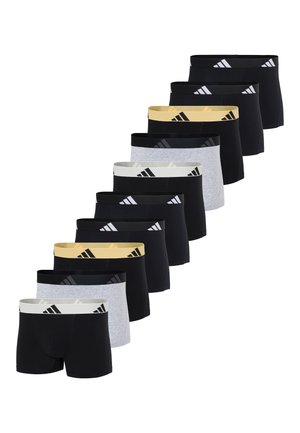 10-PACK - Calzoncillos bóxer cortos - schwarz/hellgrau