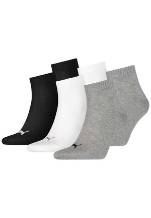 UNISEX 6ER PACK -QUARTER - Calcetines - schwarz weiß grau