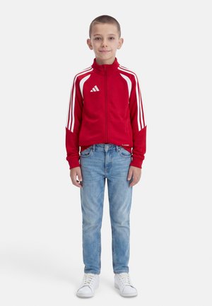 TIRO LEAGUE KIDS TRAINING JACKET UNISEX - Sweater met rits - team power red/white