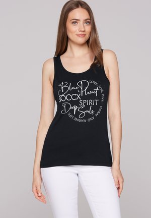 Soccx, SOCCX TOP MIT LABEL PRINT - Top - blue navy