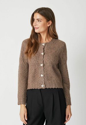 POINTELLECC - Cardigan - walnut
