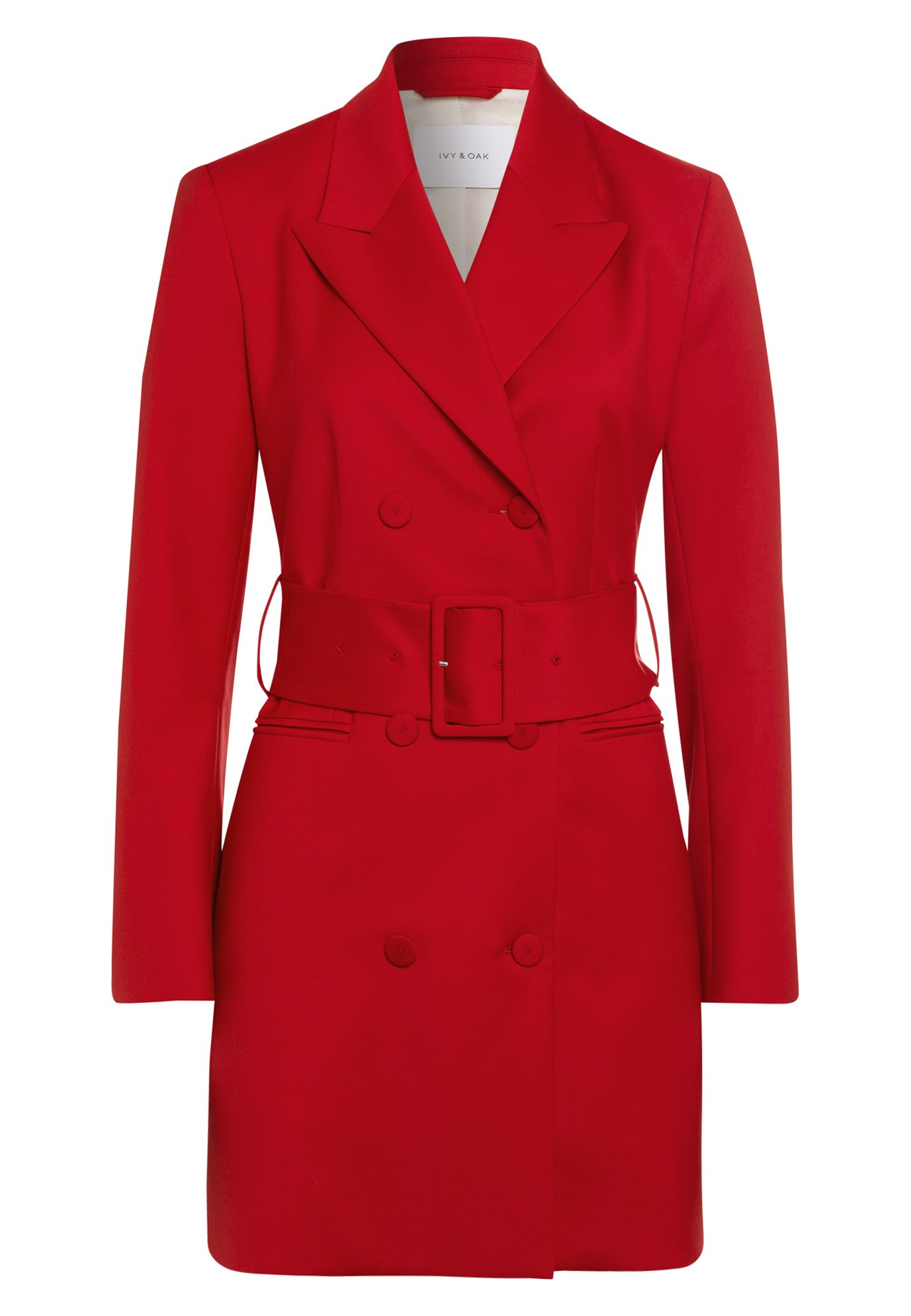 IVY OAK AVENA GRAIN BLAZER DRESS - Blazer - garnet red/rood - Zalando.nl