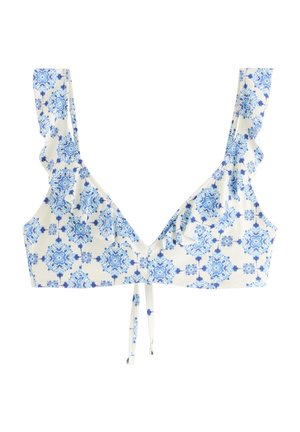 Lindex, LINDEX PADDED TRIANGLE BIKINI BRA LINDEX - Bikinitop - blue
