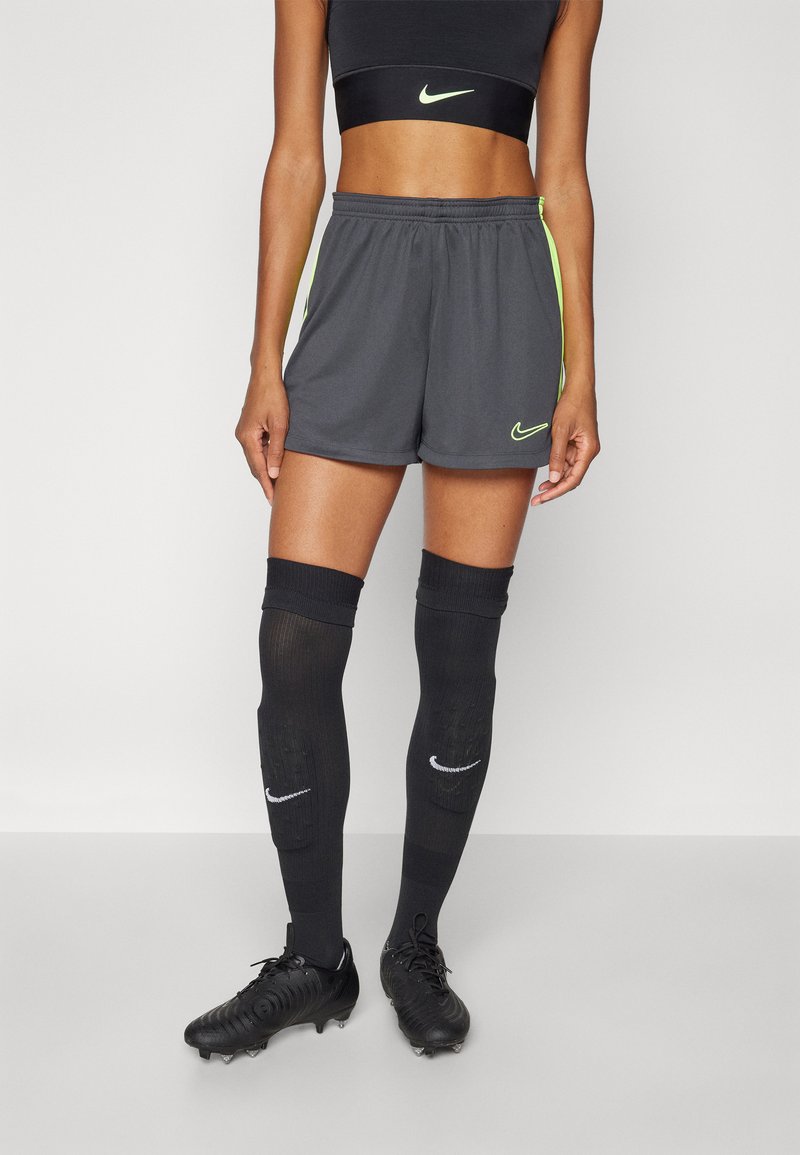 Nike Performance SHORT BRANDED - Športové šortky - anthracite/volt