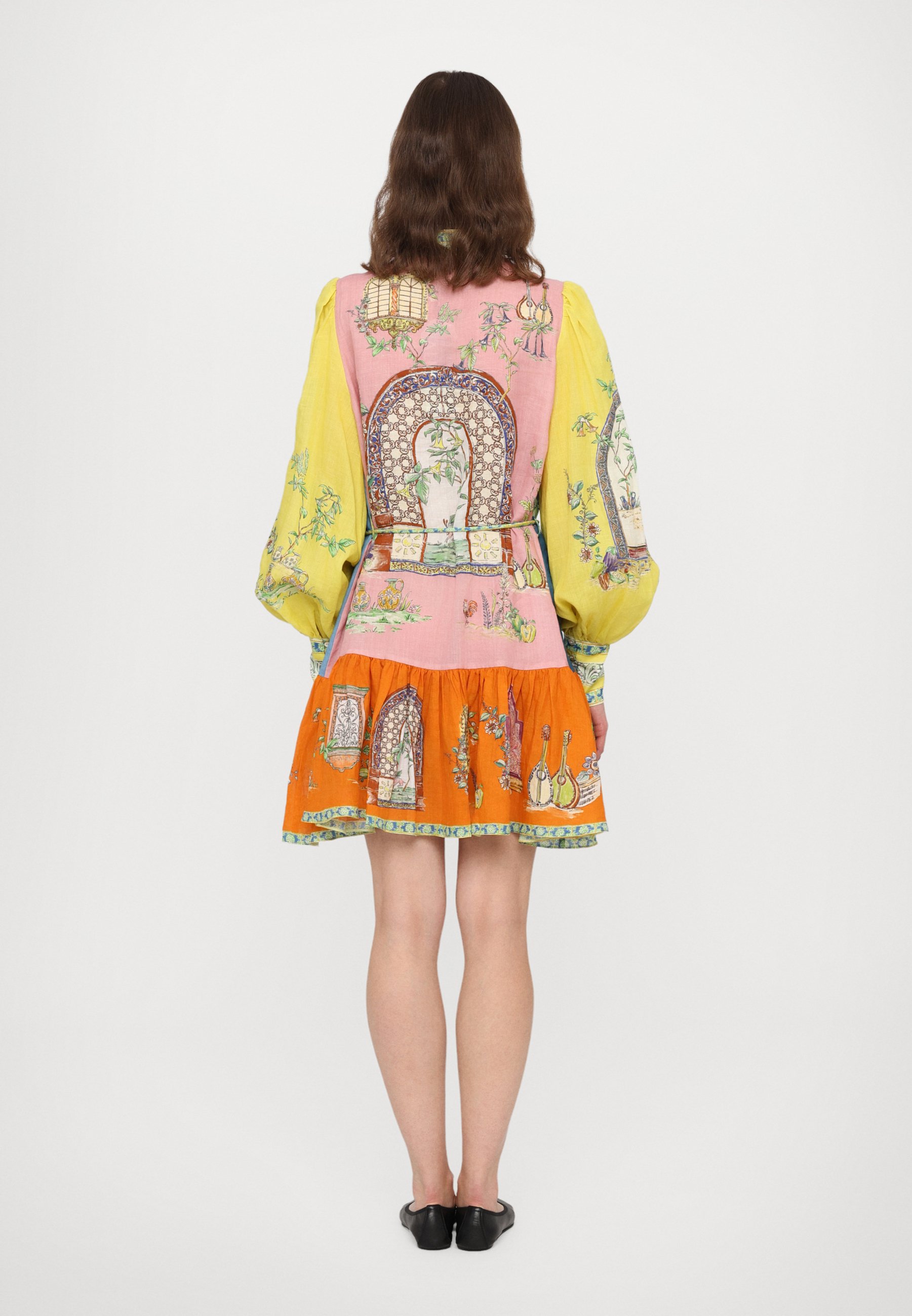 オールインワン・サロペット Alemais Multicolored Monte Mini Dress Alemais-
