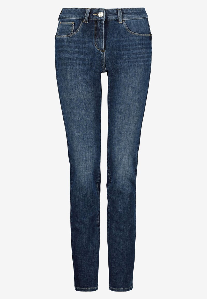 Next Slim fit jeans donkerblauw