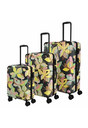 Travelite 3 PACK - Luggage set - gelbe orchidee