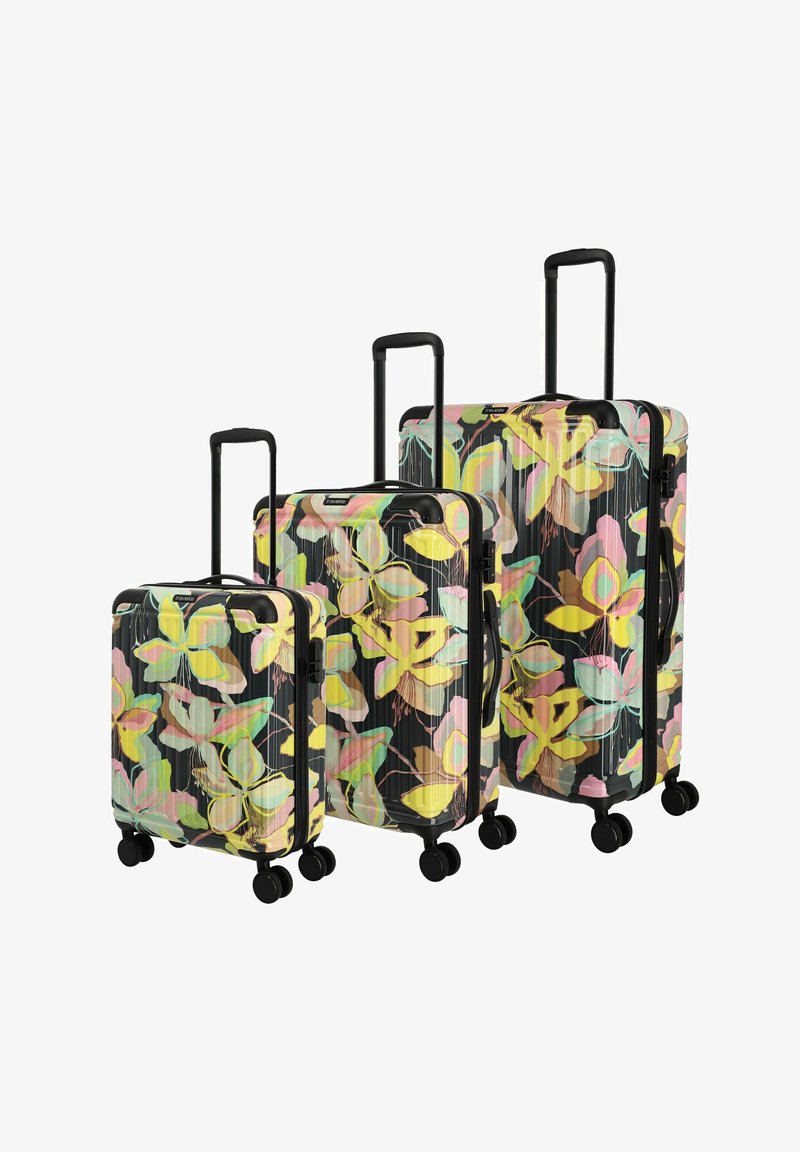 Travelite 3 PACK - Juego de maletas - gelbe orchidee