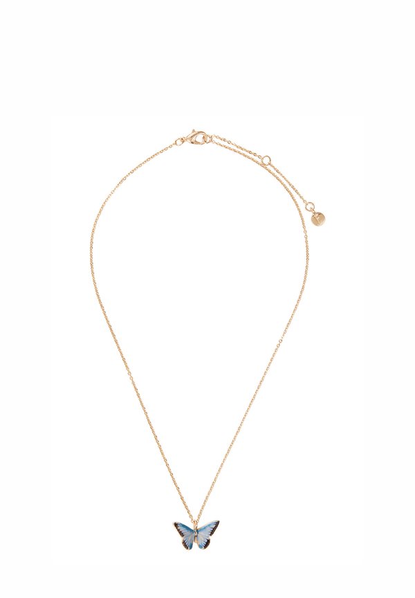 Enamel Blue Butterfly - Halskette