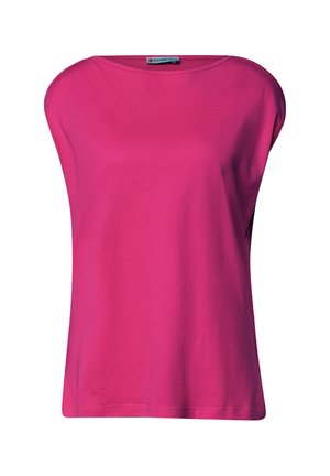 Street One, BASIC SHIRT MIT U-BOOT-AUSSCHNITT - T-shirt basique - magenta dream