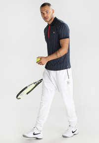 Fila STRIPES - Polo - peacoat blue/white
