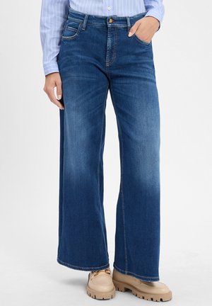 PALAZZO - Flared Jeans - denim