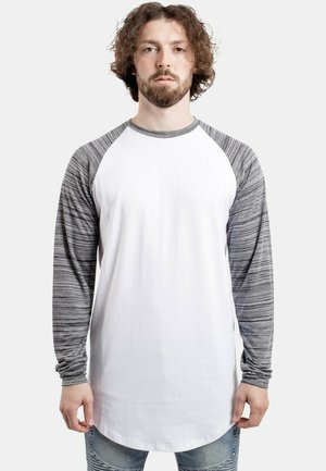 BASEBALL  - Top s dlhým rukávom - white blue melange