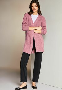 Lipsy MIXED CABLE REGULAR FIT - Kardiganas - rose