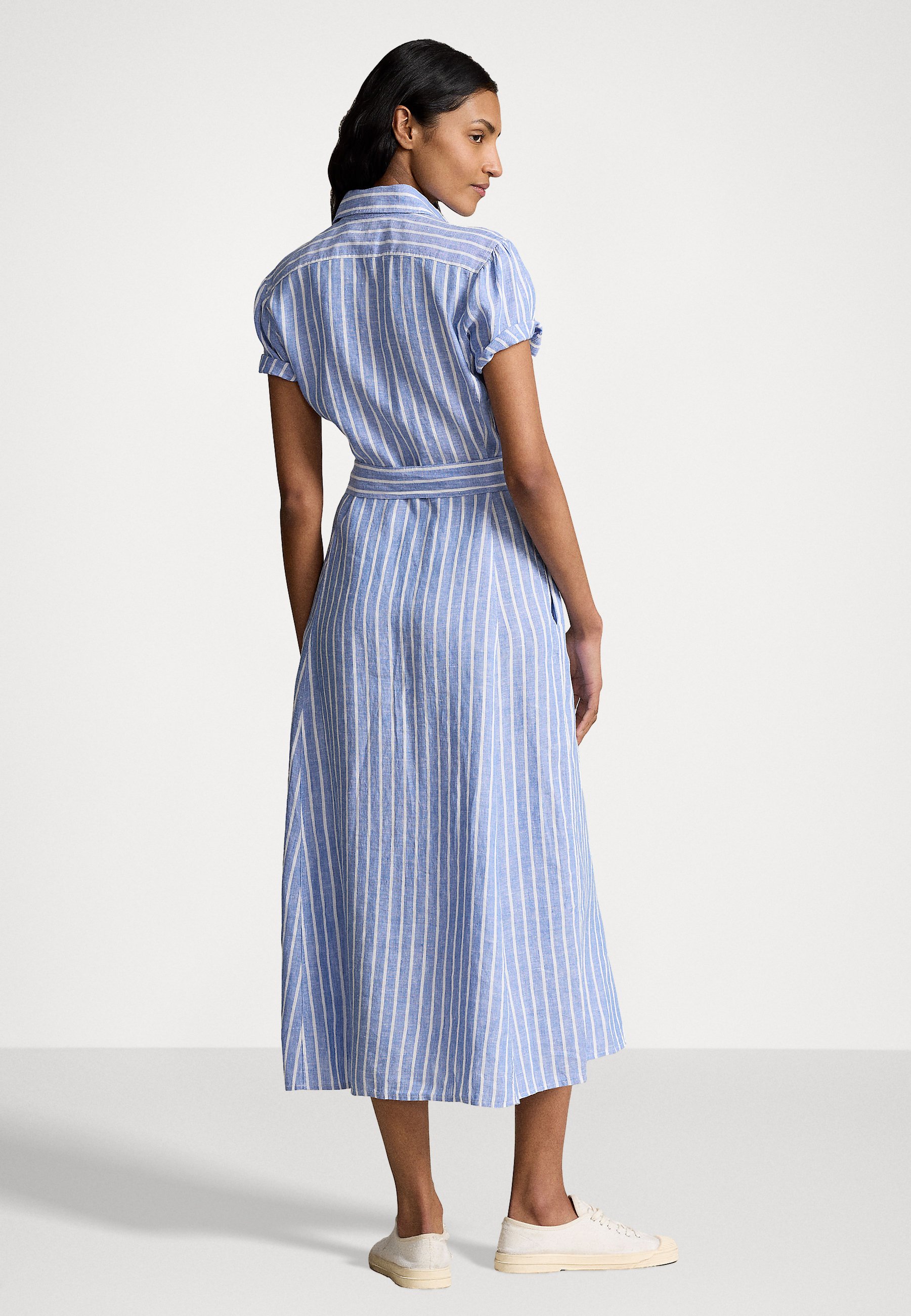 ★関税送料無料 RALPH Belted Striped Linen Shirtdress Polo Ralph Lauren Belted Striped Linen Shirtdress | David Jones