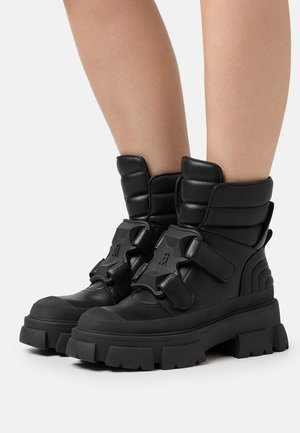 Steve Madden, Bottines de cowboy / motard - black