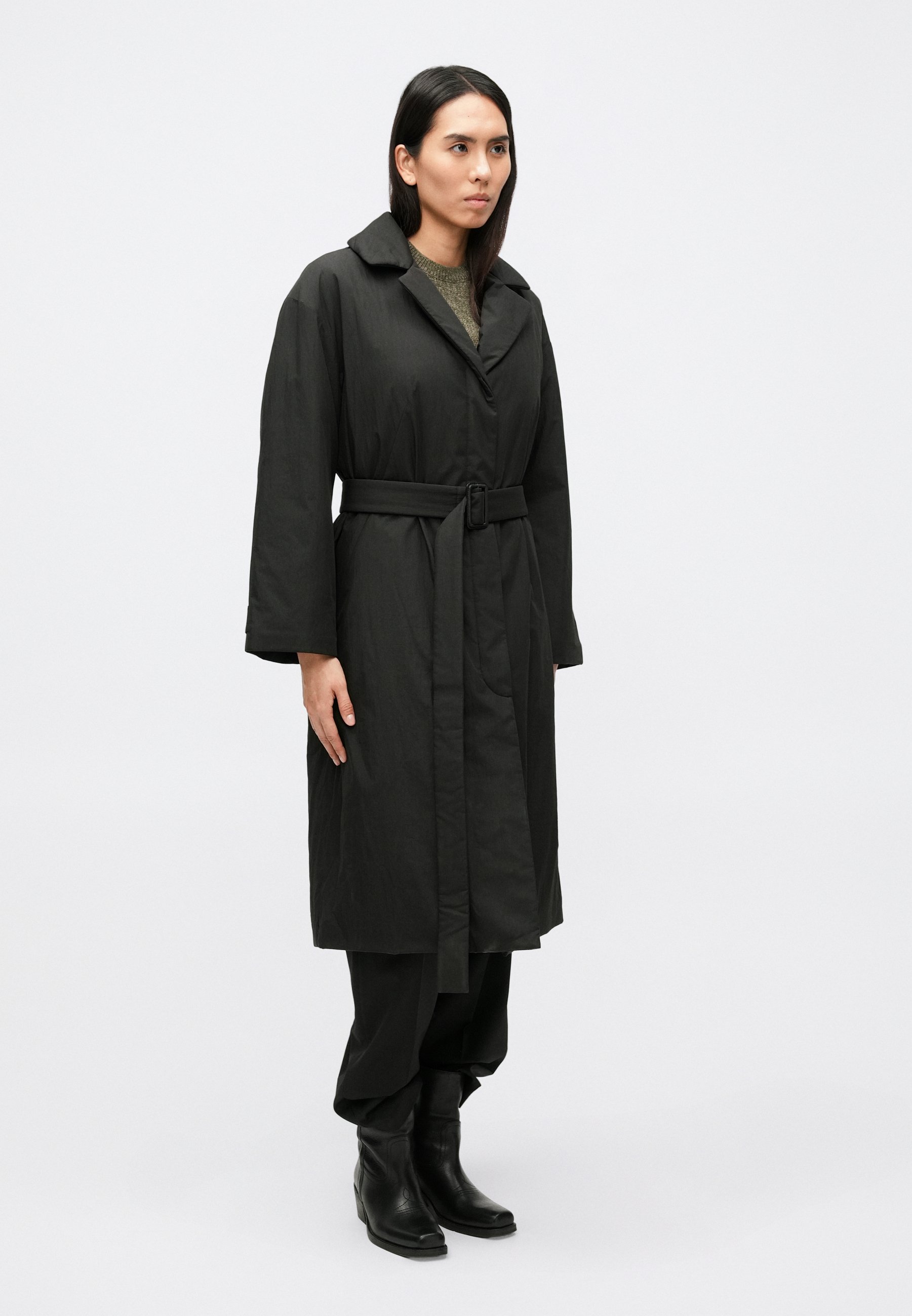 Proenza Schouler White Label SAPHIRA COAT - Trenchcoat - black