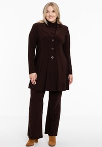 YOEK LONG SLEEVE - Kurzmantel - brown