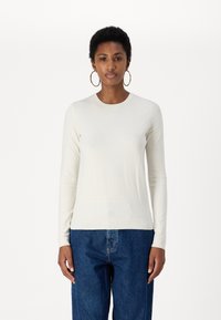 Calvin Klein COMFORT CREW-NECK - Džemperis - egret