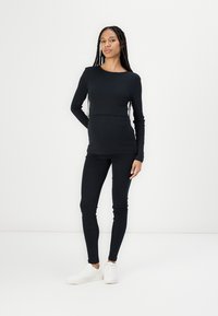 MAMALICIOUS MLIYLA JUNE - Hosszú ujjú felső - black