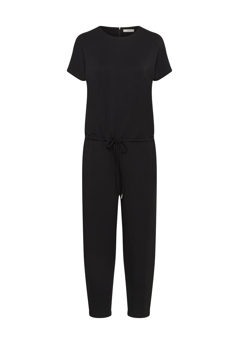 Robe noire zippée à col carré I.Code