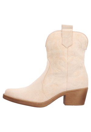 Elara Cowboy/biker ankle boot - braun