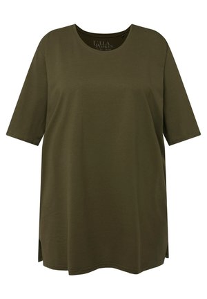 Ulla Popken PLUS SIZE TEE - T-shirt basique - forest green