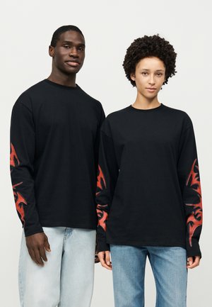 YOURTURN by Zalando, UNISEX REGULAR  FIT - Блуза с дълги ръкави - black