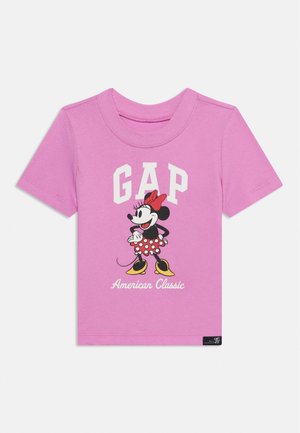 GAP LOGO TEE - T-Shirt print - pink