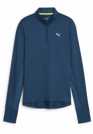 Puma FAVOURITE MIT VIERTELREISSVERSCHLUSS - Long sleeved top - ocean tropic