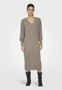 ONLY Strikket kjole - beige