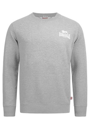 RUNDHALS SCHMALE PASSFORM LONGRIDGE - Felpa - marl grey