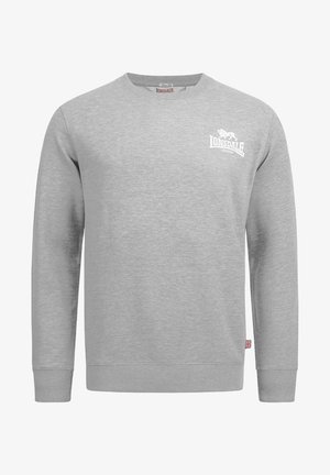 Lonsdale RUNDHALS SCHMALE PASSFORM LONGRIDGE - Collegepaita - marl grey