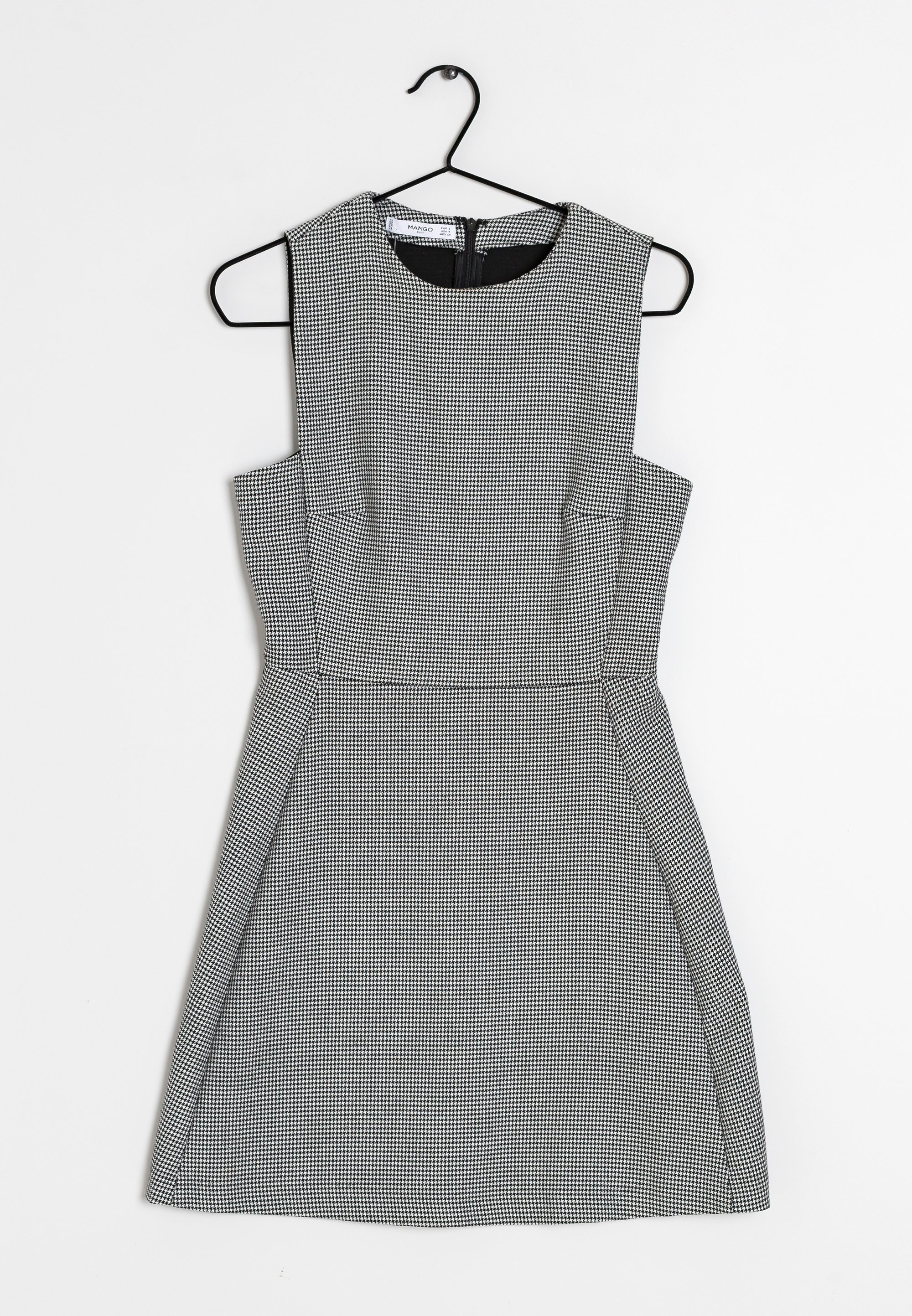 Mango Vestido informal black/white/negro (Segunda mano