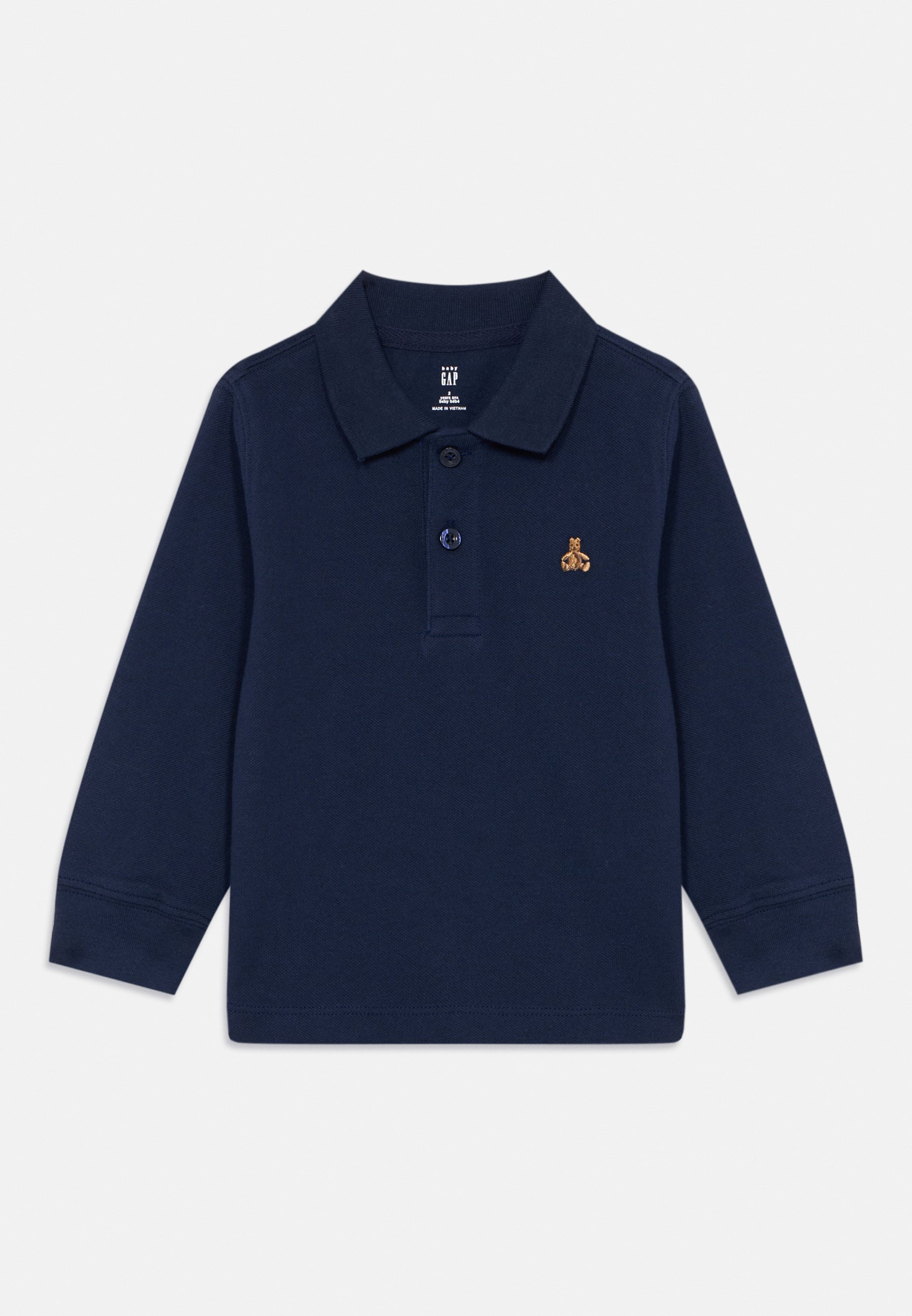 GAP BABYGAP PIQUE POLO SHIRT Long sleeved top navy uniform