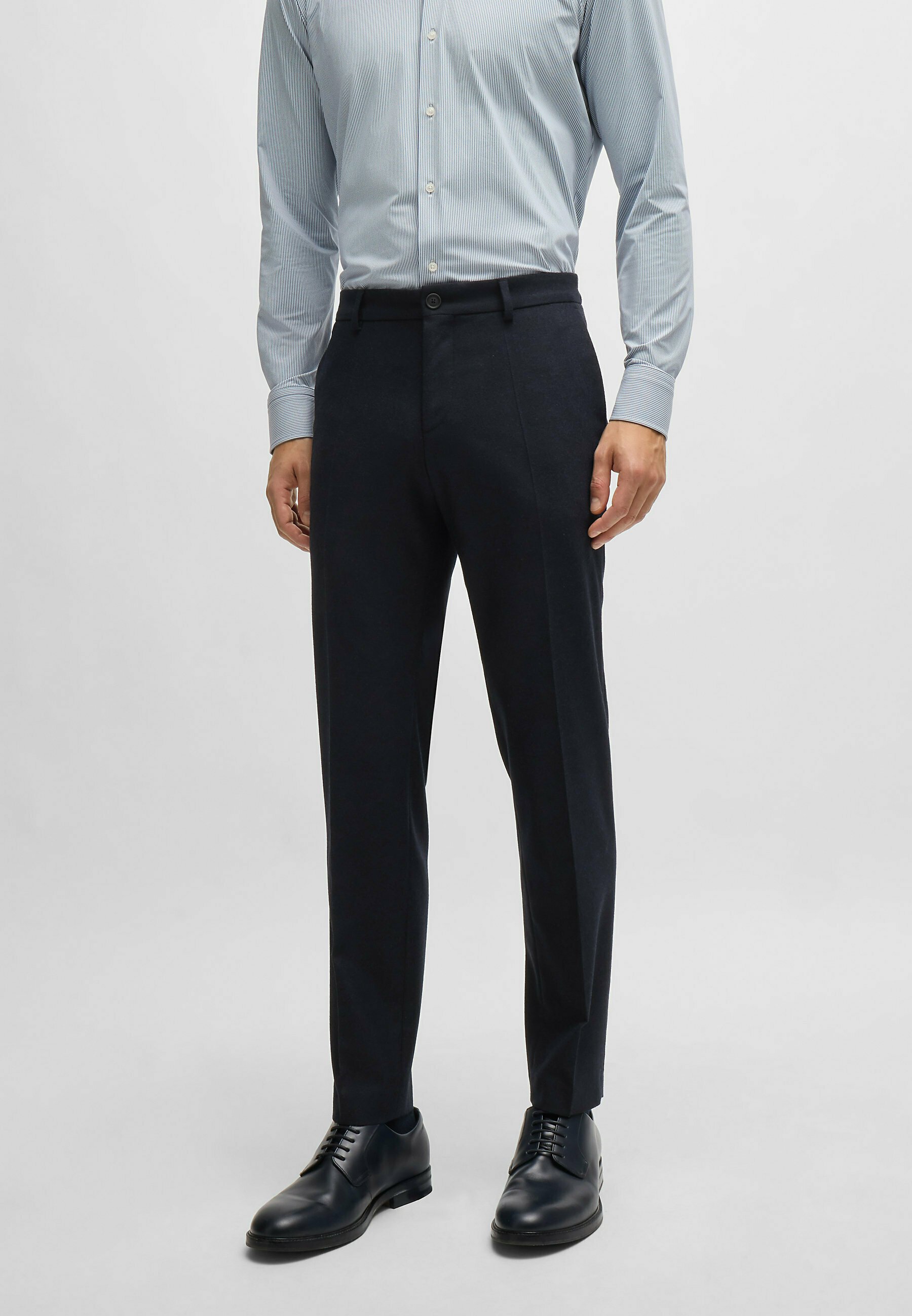 BOSS P-GENIUS-CW-WG-244 - Anzughose - dark blue five/dunkelblau
