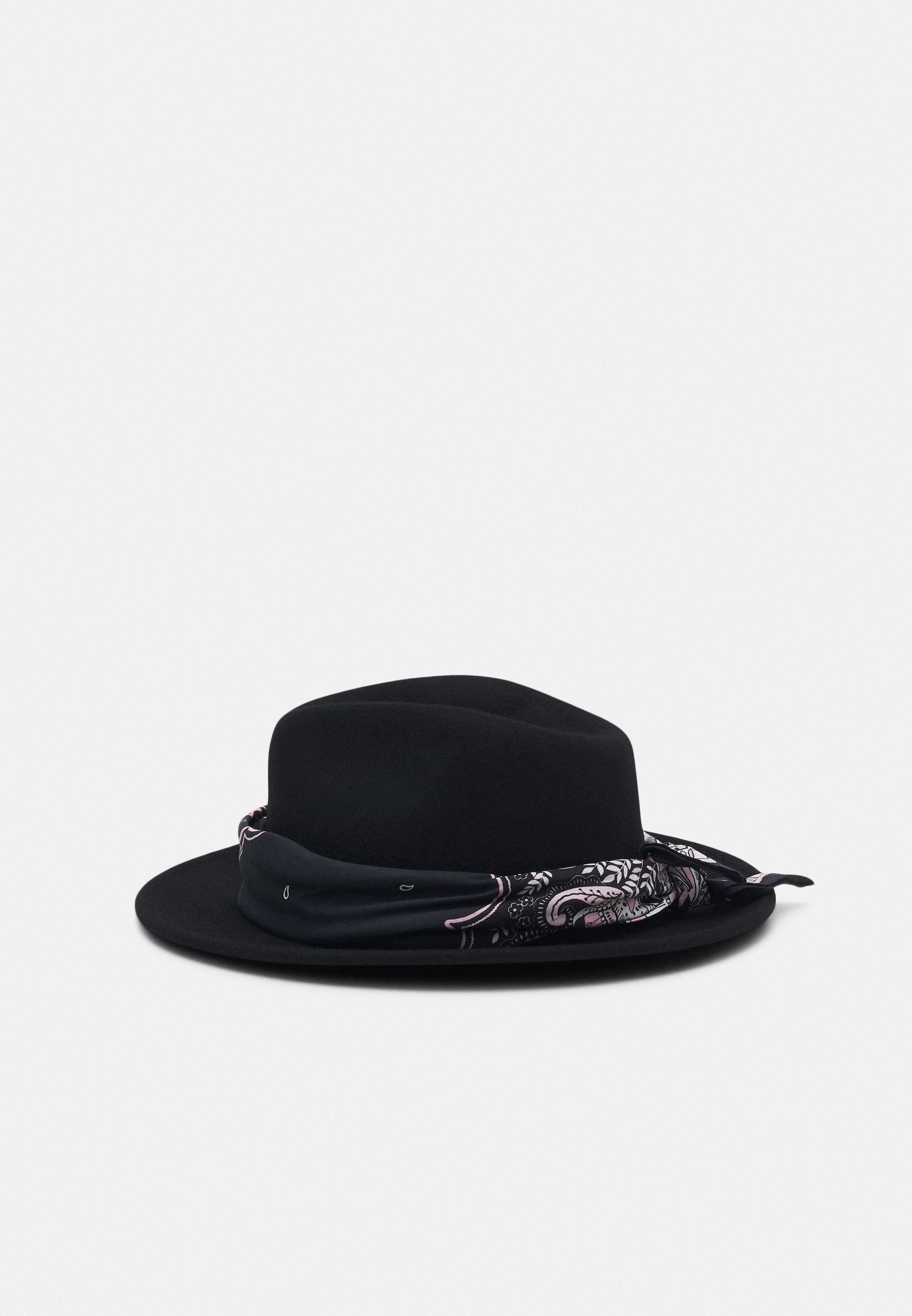 TWINSET CAPPELLO IN PANNO CON BANDANA STAMPATA - Hat - nero/black -  Zalando.co.uk