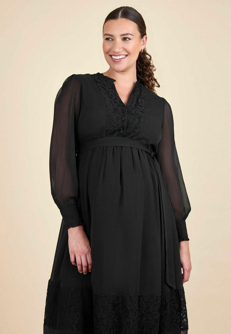 JoJo Maman Bb MATERNITY FIT - Maxi dress - black - Zalando