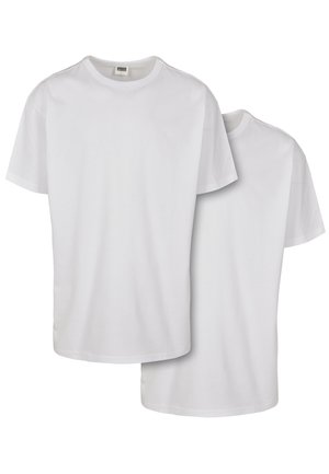 T-shirt - bas - white white