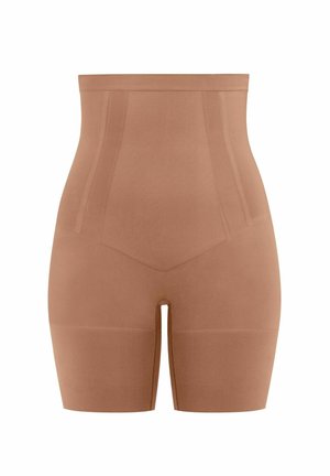 ONCORE HIGH-WAISTED MID-THIGH SHORT - Koriģējošs apģērbs - café au lait